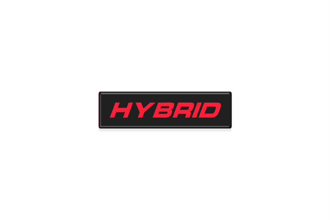 AWD and Hybrid Badge - Fits Any Flat Surface