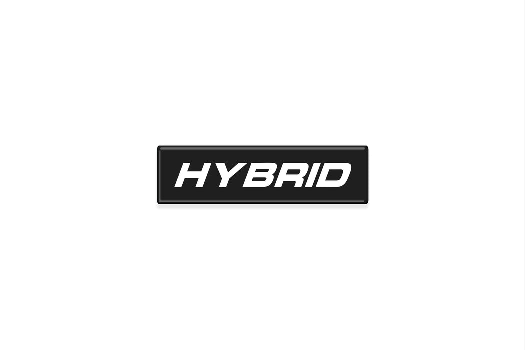 AWD and Hybrid Badge - Fits Any Flat Surface