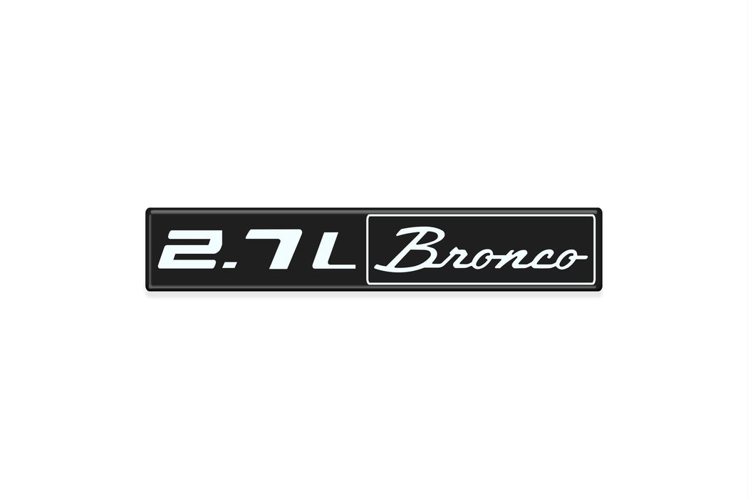 Engine Badge Fits 2021-2026 Ford Bronco