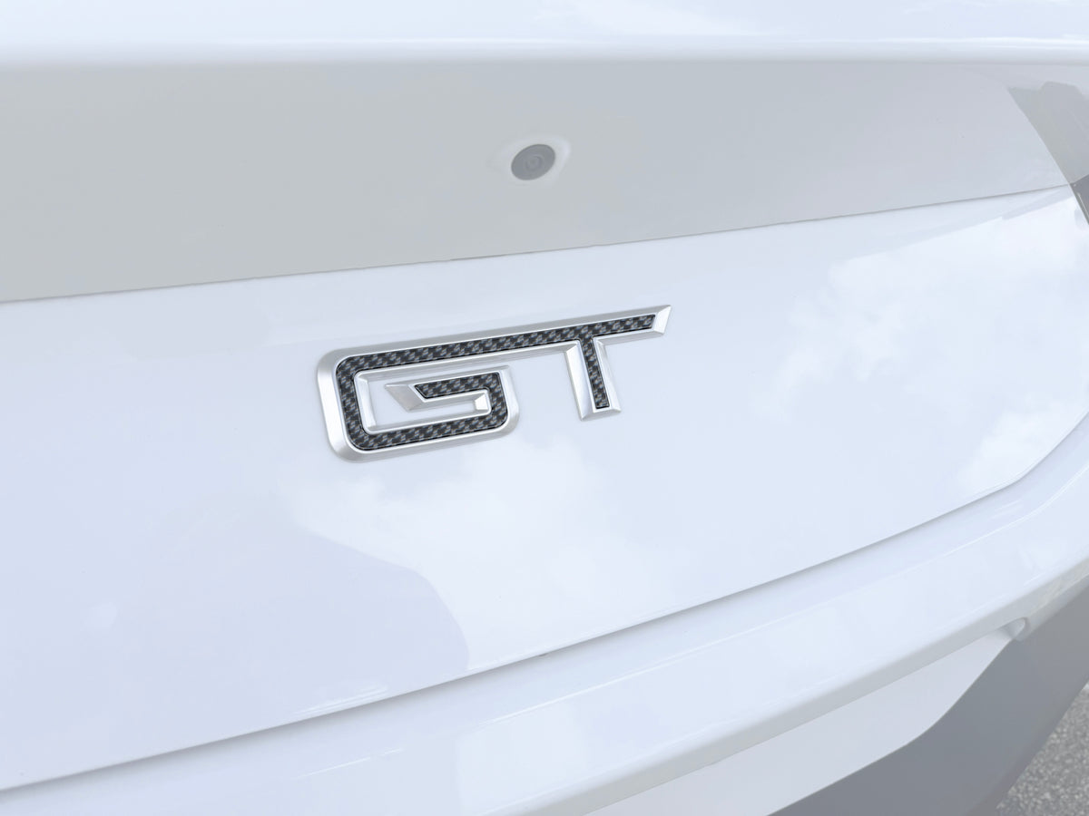 Rear GT Emblem Inserts Fits 2024-2026 Ford Mustang — Tufskinz.com