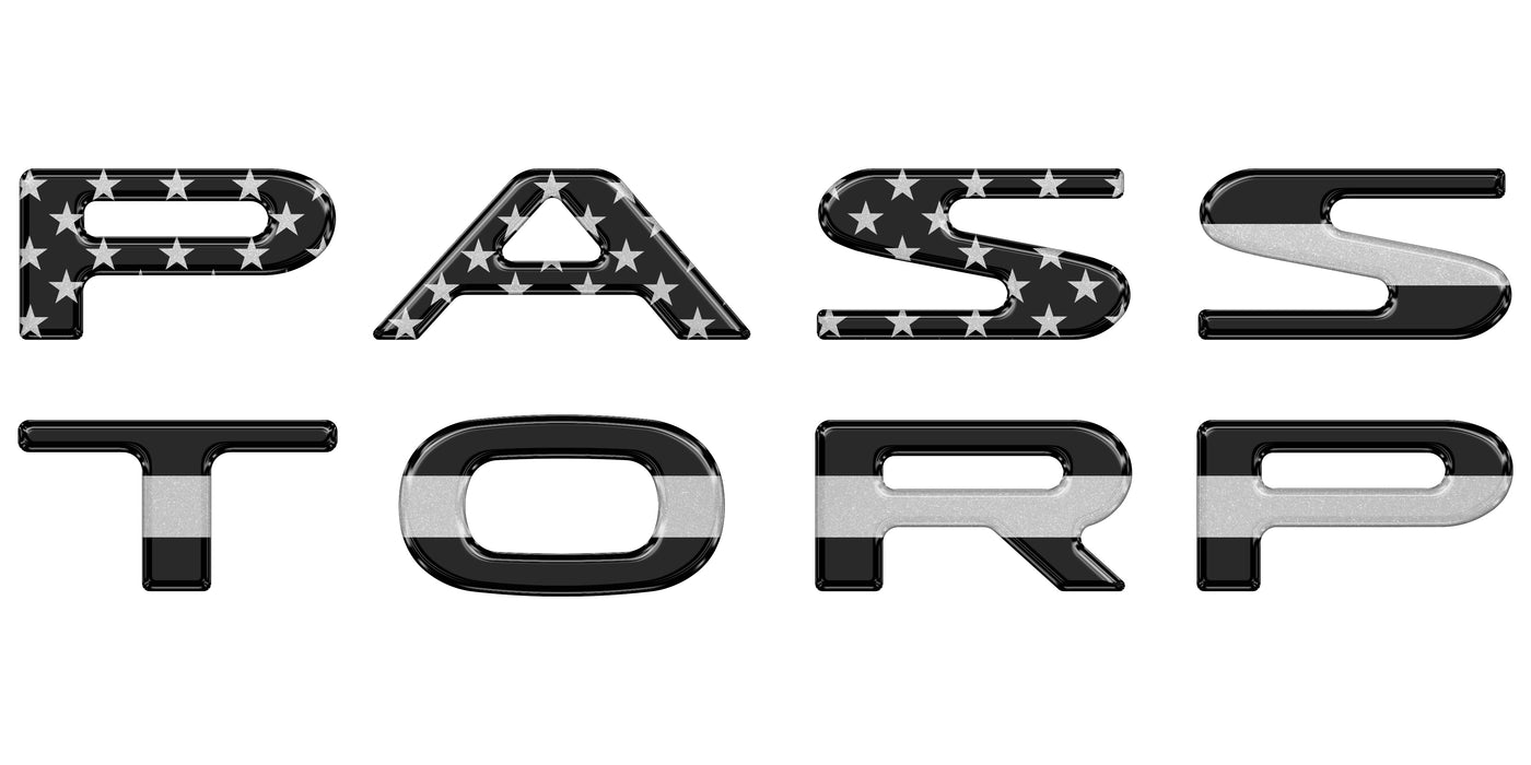 Liftgate Letter Inserts Fits 2026-2026 Honda Passport