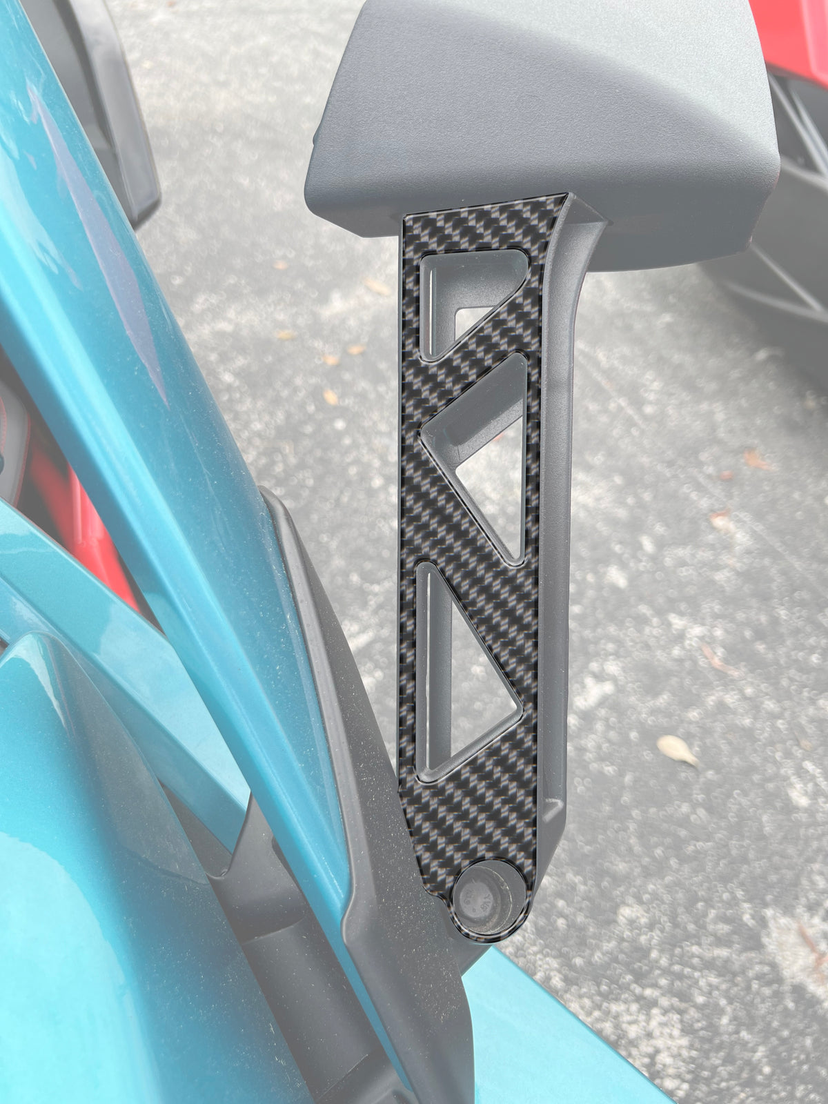 クラルスミニ　ミラー Side View Mirror Arm Accent Trim Fits 2015-2026 Polaris Slingshot