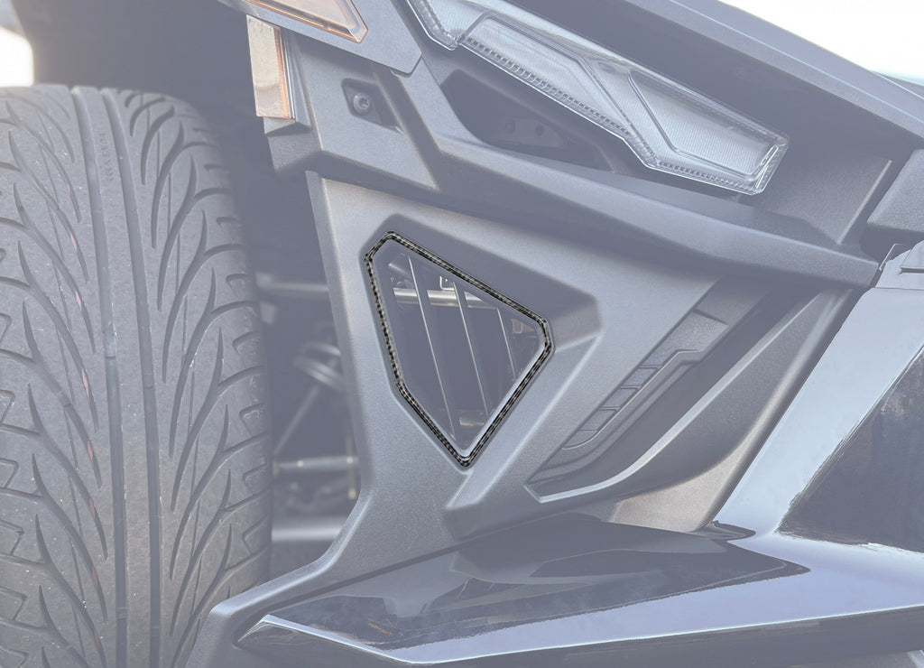 Front Fender Vent Accent Trim Fits 2020-2026 Polaris Slingshot