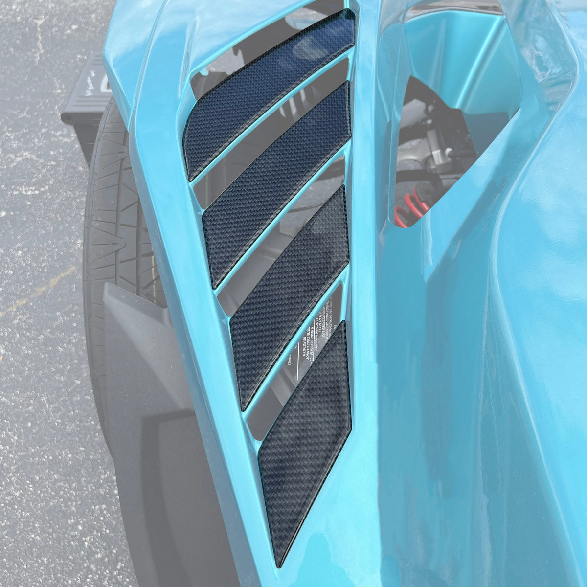 Hood Louver Accent Trim Fits 2022-2026 Polaris Slingshot R