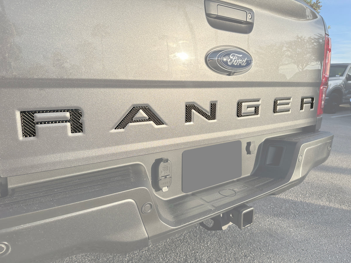 Tailgate Letter Inserts Fits 2019-2023 Ford Ranger —