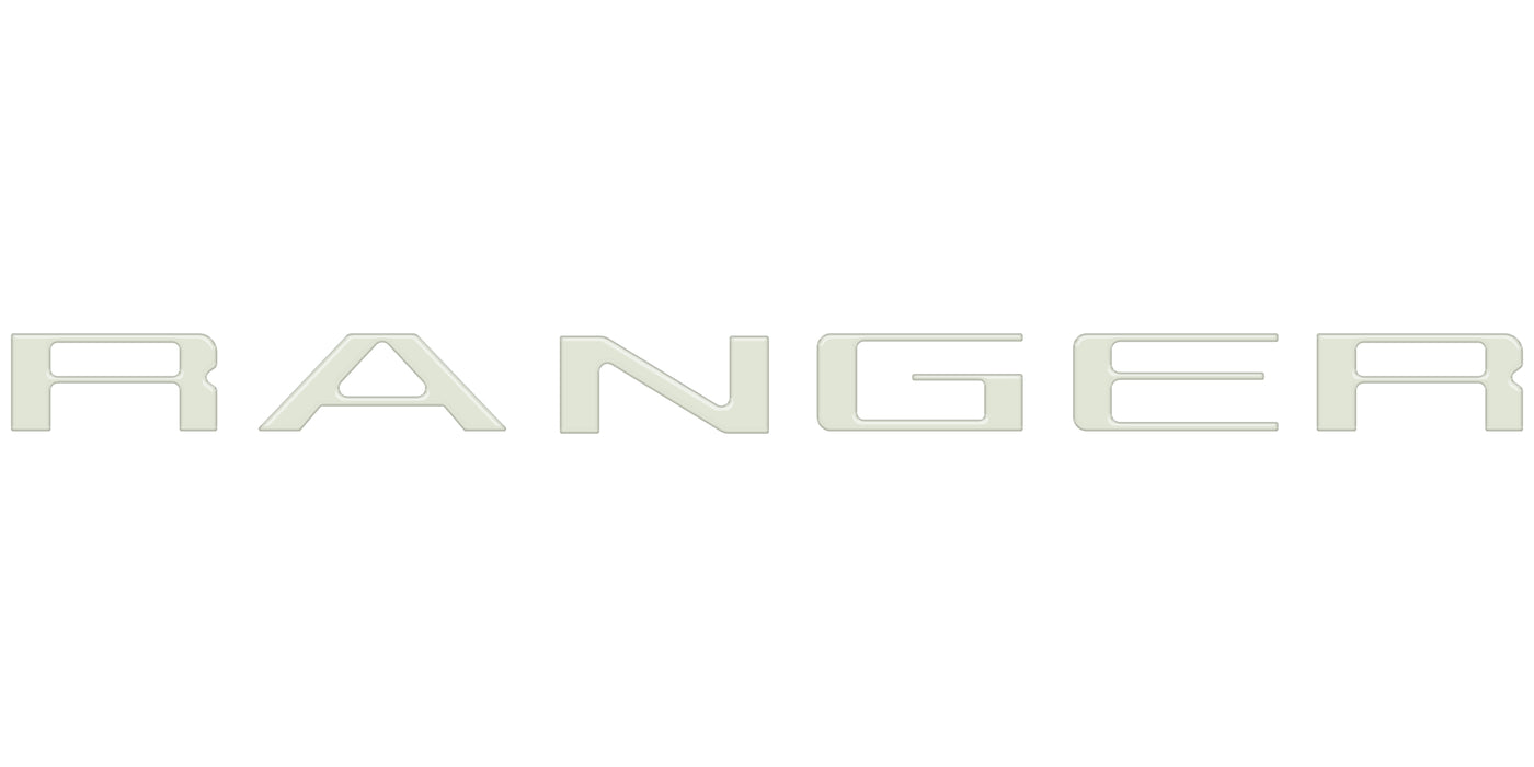 Tailgate Letter Inserts Fits 2019-2023 Ford Ranger