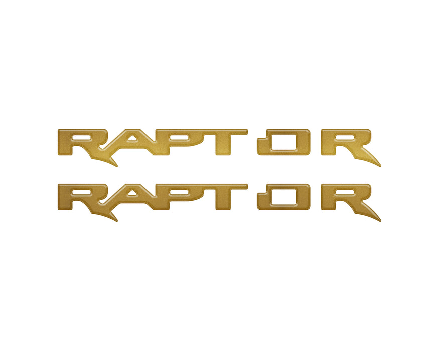 Raptor Running Board Emblem Overlays Fits 2024-2025 Ford Ranger Raptor