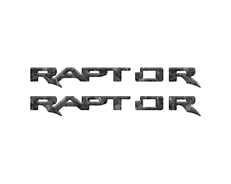 Raptor Running Board Emblem Overlays Fits 2024-2025 Ford Ranger Raptor