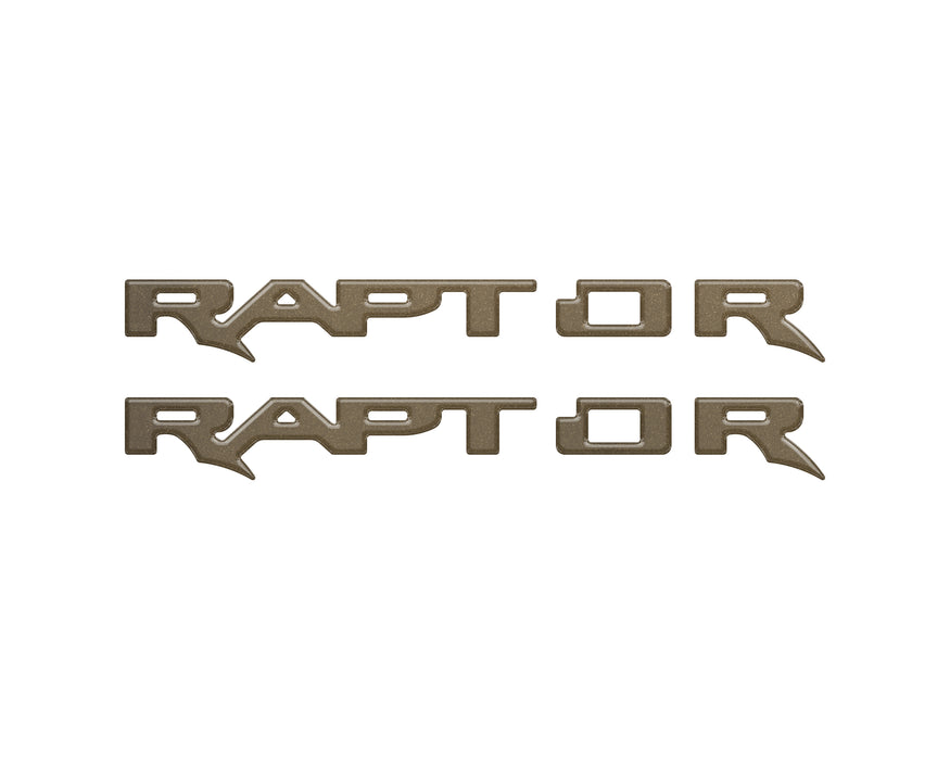 Raptor Running Board Emblem Overlays Fits 2024-2026 Ford Ranger Raptor