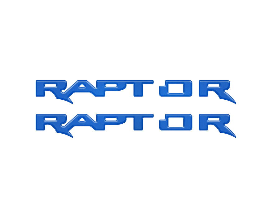 Raptor Running Board Emblem Overlays Fits 2024-2025 Ford Ranger Raptor