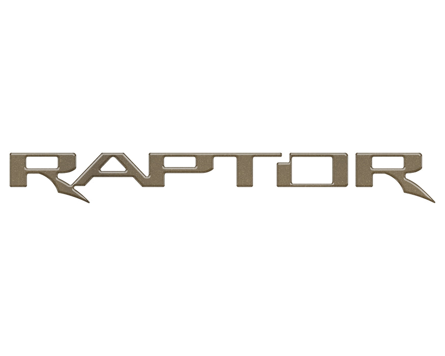 Raptor Tailgate Emblem Inserts Fits 2024-2026 Ford Ranger