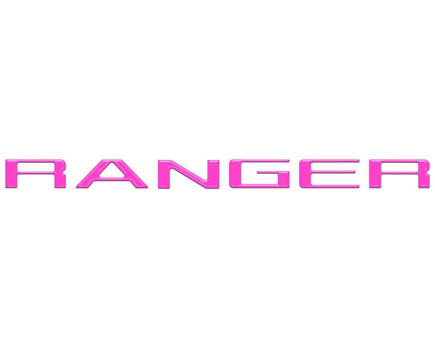 Hood Lettering Kit Fits 2024-2025 Ford Ranger