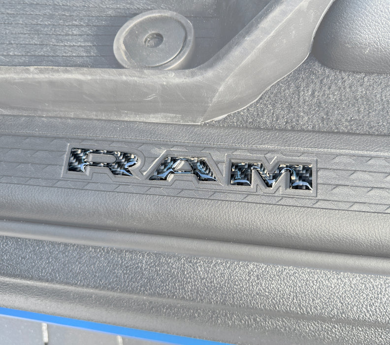 Doorsill Plate Letter Overlays Fits 2025-2026 Ram 1500/2500/3500