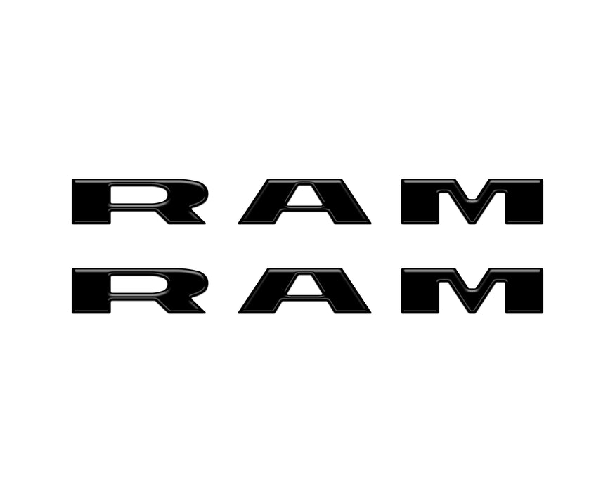 Front Door Emblem Overlays Fits 2025-2026 Ram 1500/2500/3500