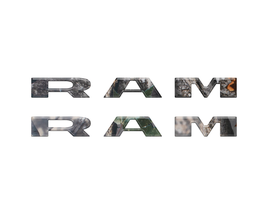 Front Door Emblem Overlays Fits 2025-2026 Ram 1500/2500/3500