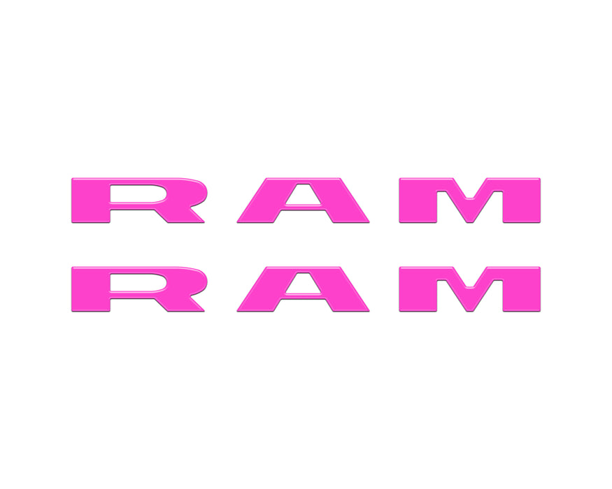 Front Door Emblem Overlays Fits 2025-2026 Ram 1500/2500/3500