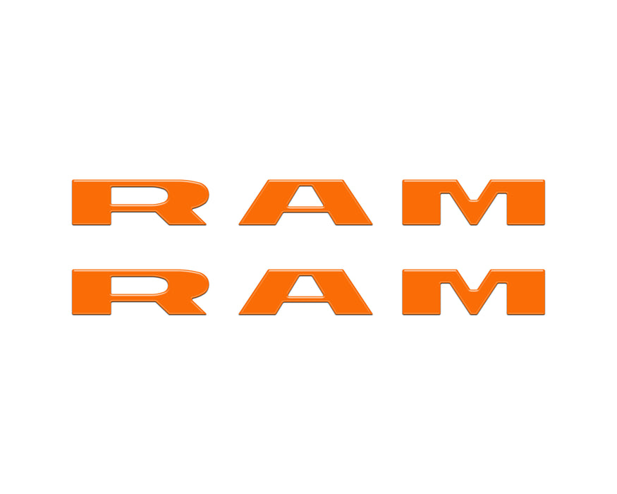 Front Door Emblem Overlays Fits 2025-2026 Ram 1500/2500/3500