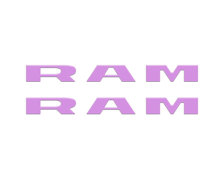 Front Door Emblem Overlays Fits 2025-2026 Ram 1500/2500/3500