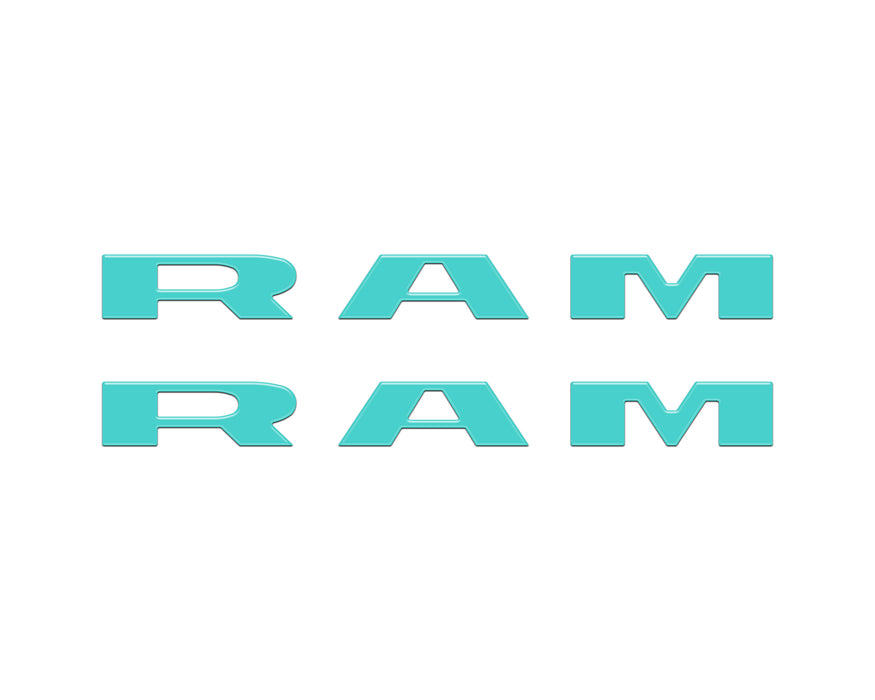 Front Door Emblem Overlays Fits 2025-2026 Ram 1500/2500/3500