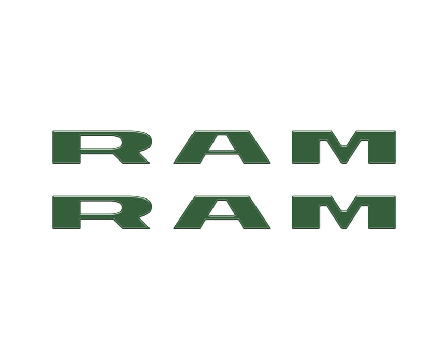 Front Door Emblem Overlays Fits 2025-2026 Ram 1500/2500/3500