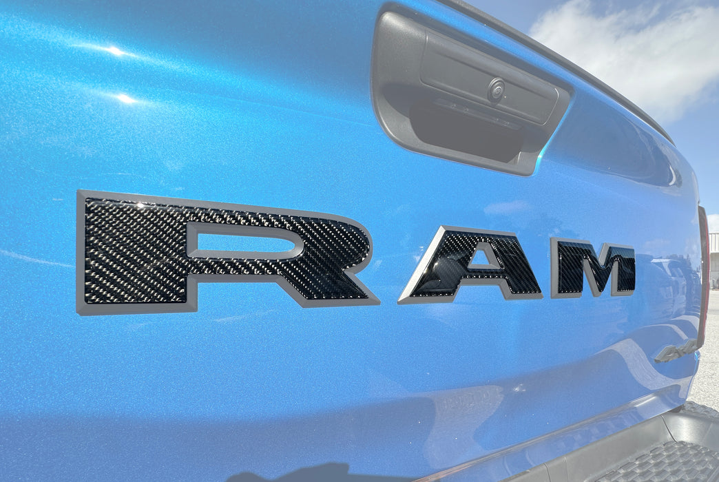 Tailgate Letter Overlays Fits 2025-2026 Ram 1500