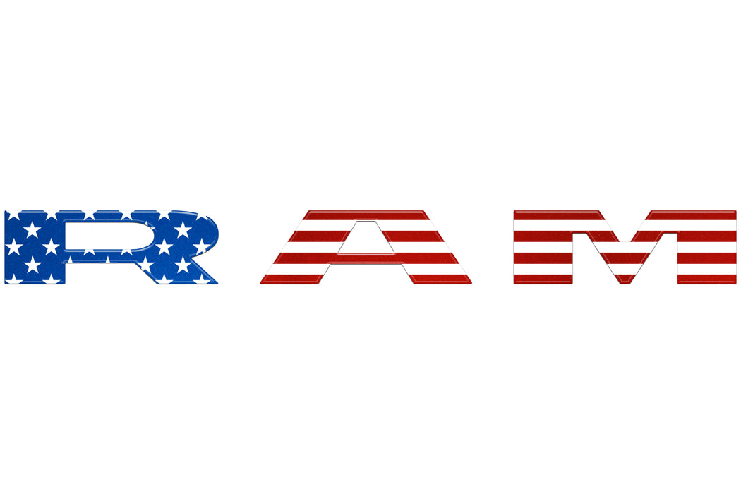 Tailgate Letter Overlays Fits 2025-2026 Ram 1500