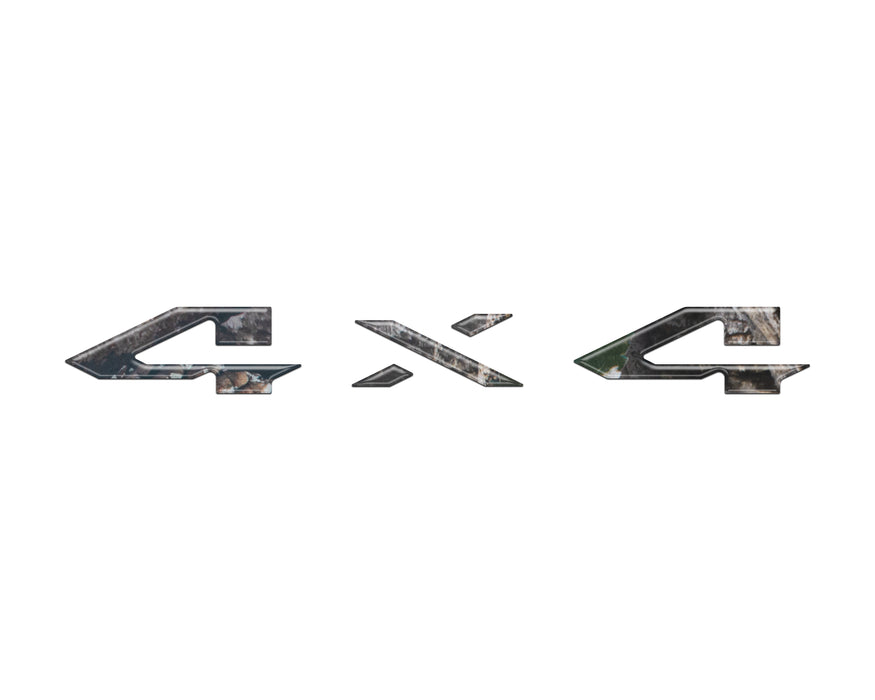 4x4 Tailgate Emblem Letter Overlays Fits 2025-2026 Ram 1500/2500/3500
