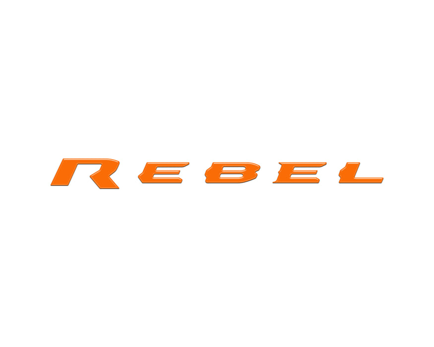 Rebel Tailgate Emblem Letter Inserts Fits 2025-2026 Ram 1500/2500/3500