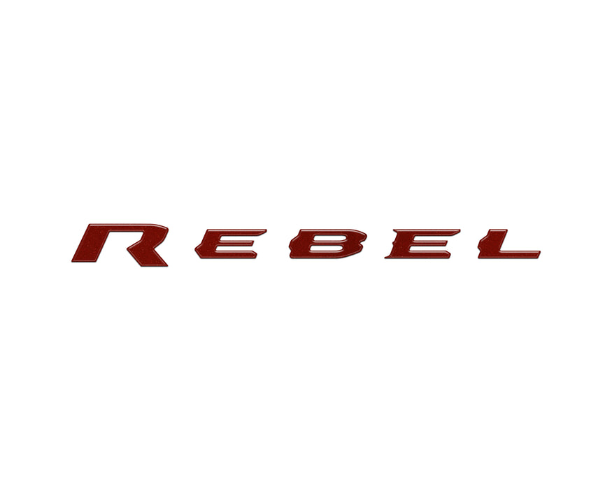 Rebel Tailgate Emblem Letter Inserts Fits 2025-2026 Ram 1500/2500/3500