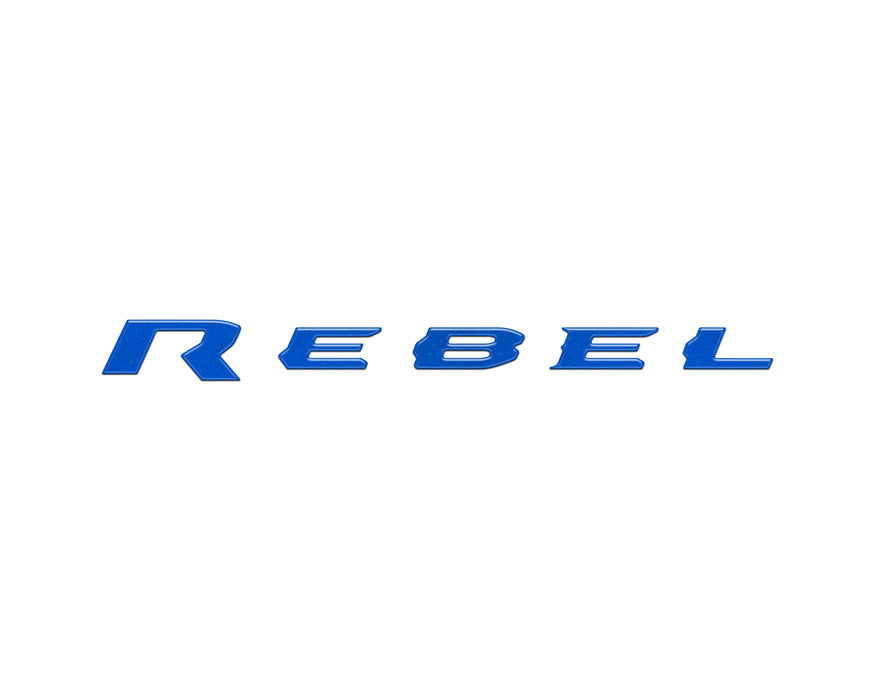 Rebel Tailgate Emblem Letter Inserts Fits 2025-2026 Ram 1500/2500/3500