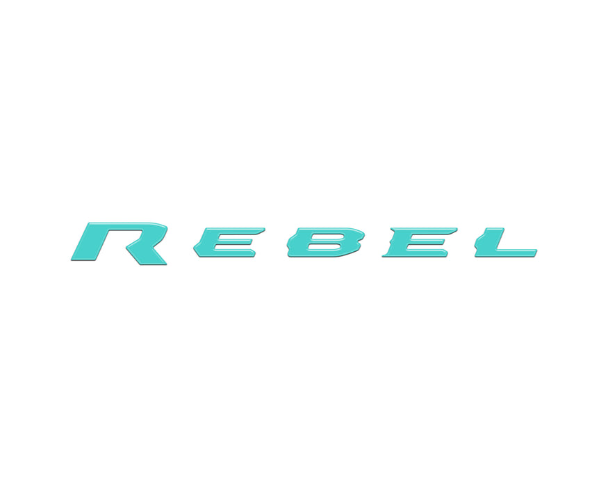 Rebel Tailgate Emblem Letter Inserts Fits 2025-2026 Ram 1500/2500/3500