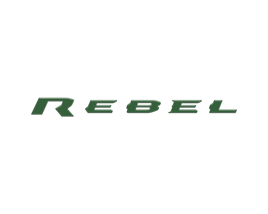 Rebel Tailgate Emblem Letter Inserts Fits 2025-2026 Ram 1500/2500/3500
