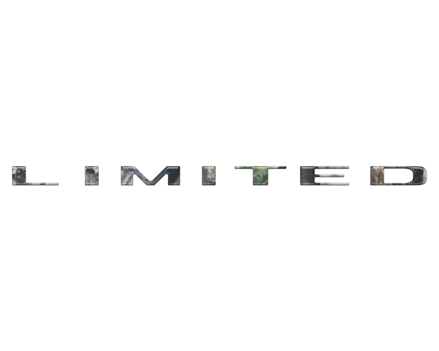 Limited Tailgate Emblem Letter Overlays Fits 2025-2026 Ram 1500/2500/3500