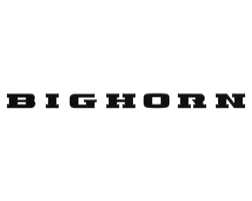 Bighorn Tailgate Emblem Letter Inserts Fits 2025-2026 Ram 1500/2500/3500