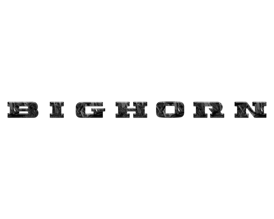 Bighorn Tailgate Emblem Letter Inserts Fits 2025-2026 Ram 1500/2500/3500