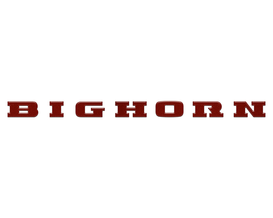 Bighorn Tailgate Emblem Letter Inserts Fits 2025-2026 Ram 1500/2500/3500
