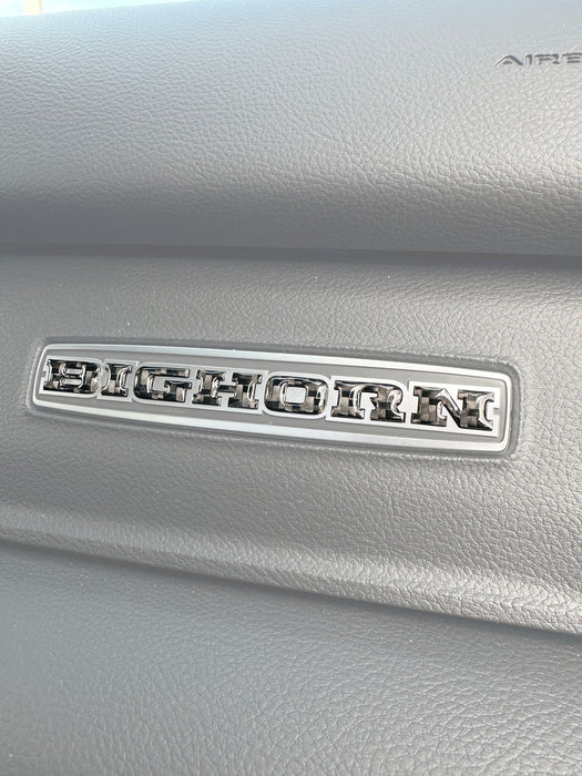 Glovebox Emblem Inserts Fits 2025-2026 Ram 1500/2500/3500