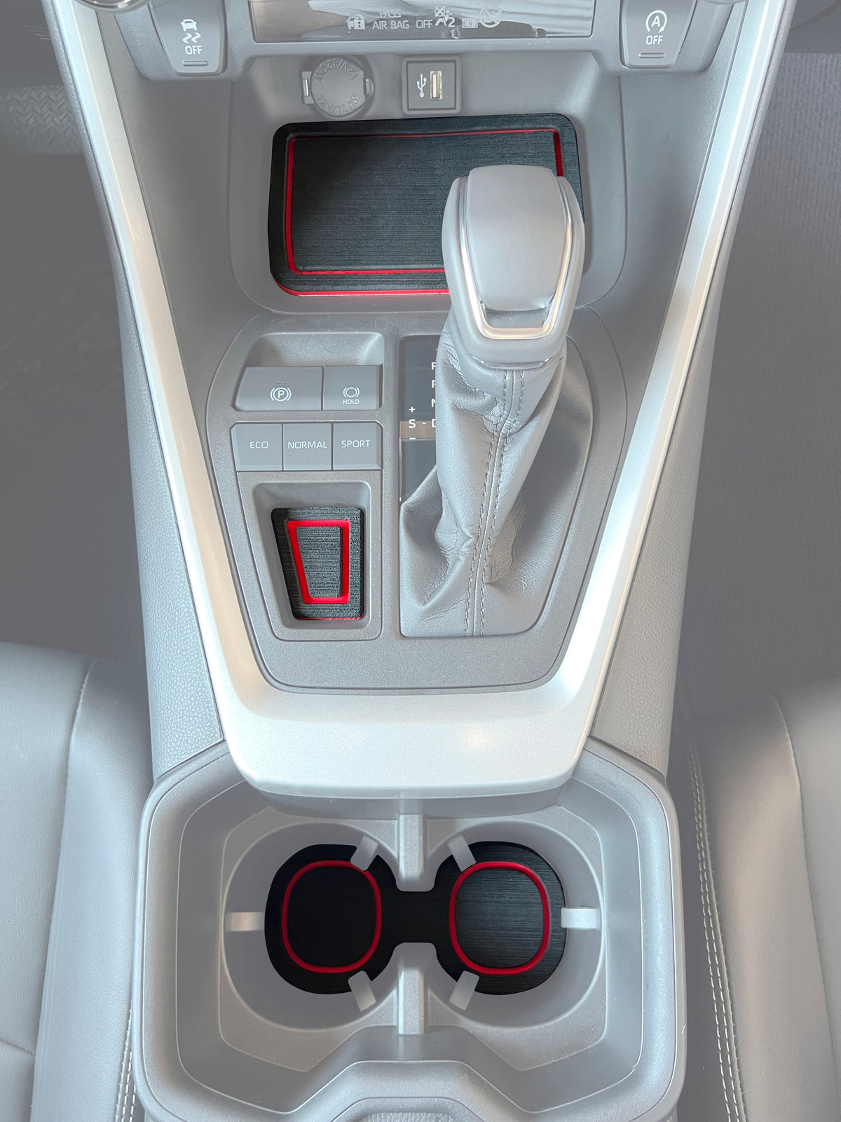 Center Console Foam Inserts Fits 2019-2025 Toyota Rav4 — Tufskinz.com