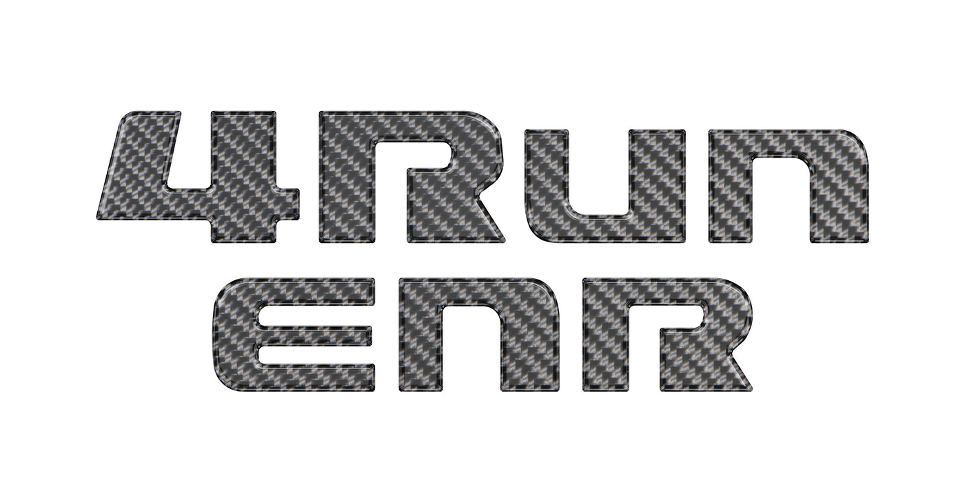 Liftgate Letter Overlays Fits 2025-2026 Toyota 4Runner