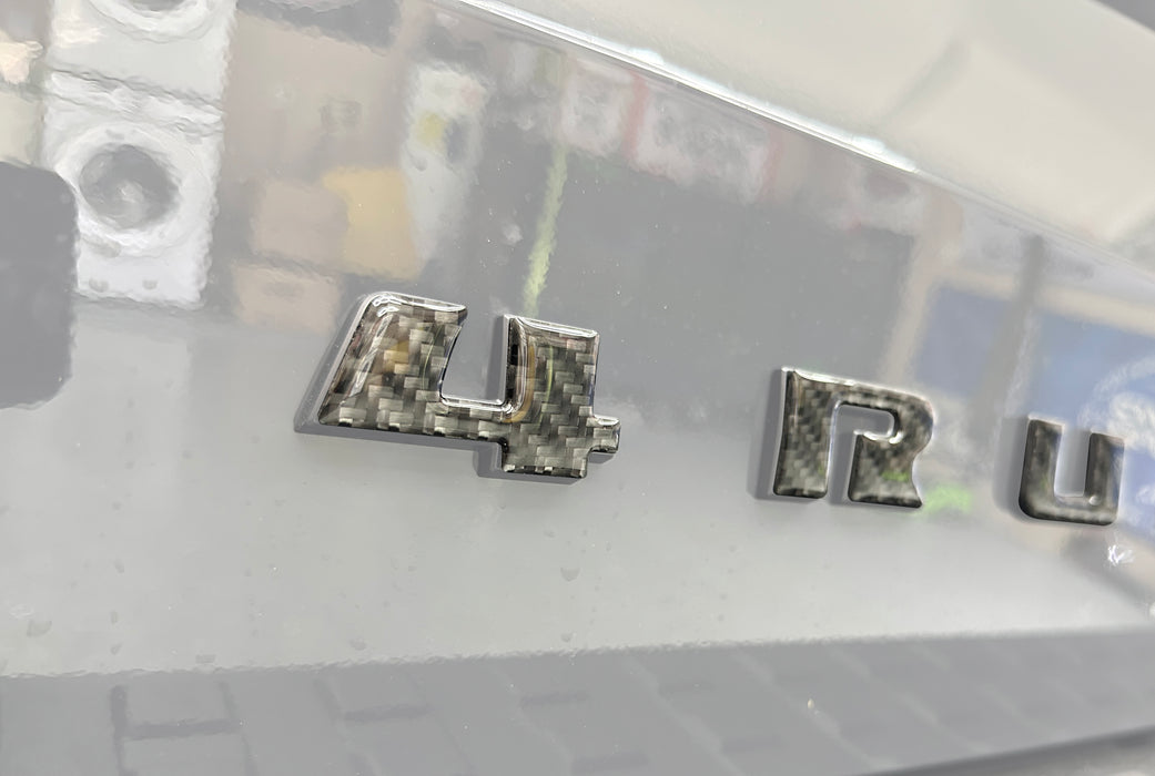 Liftgate Letter Overlays Fits 2025-2026 Toyota 4Runner