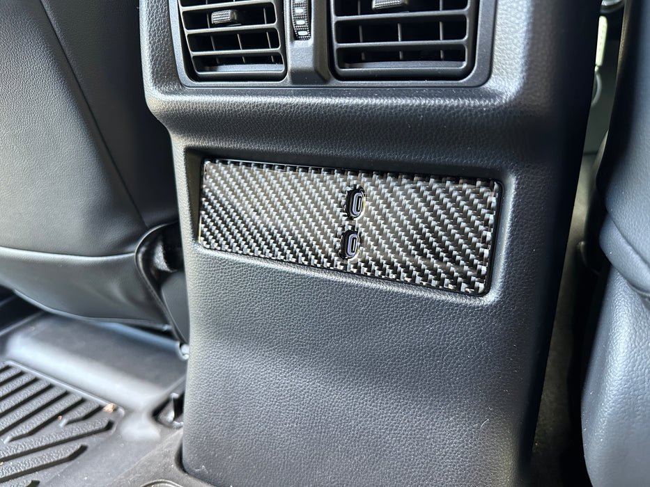 Rear U.S.B Port Accent Trim Fits 2025-2026 Toyota 4Runner