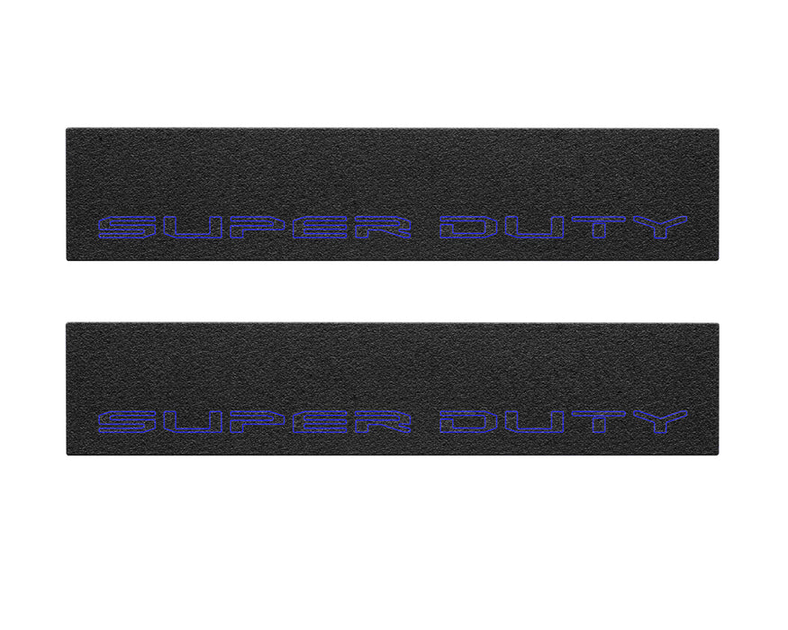 Door Sill Protection Overlays (Textured) Fits 2017-2022 Ford Super Duty