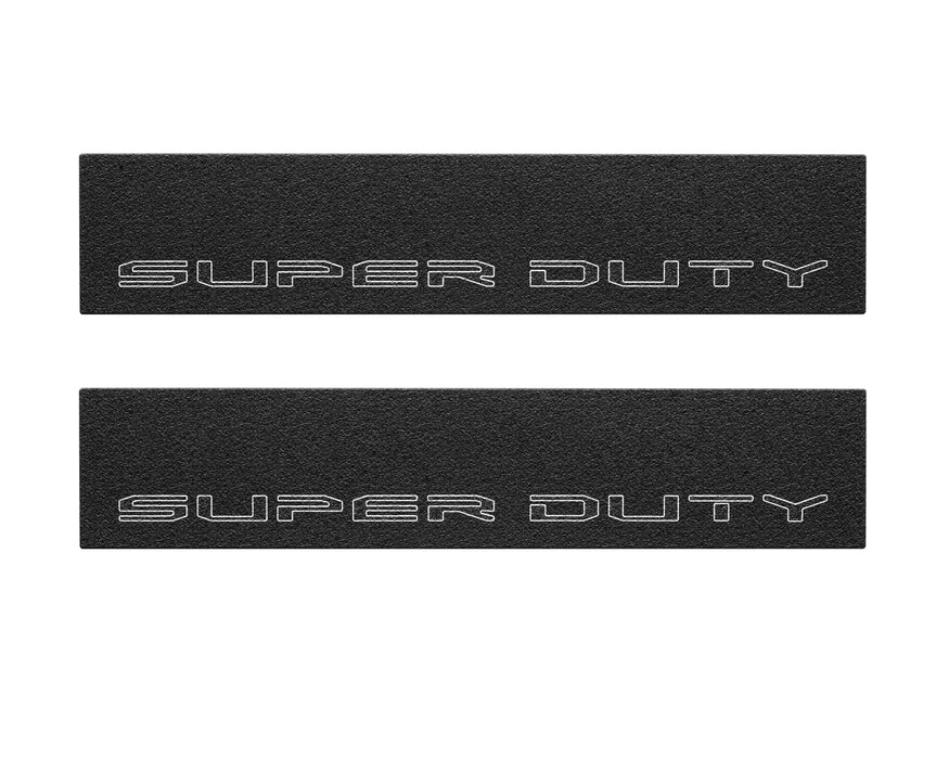 Door Sill Protection Overlays (Textured) Fits 2017-2022 Ford Super Duty