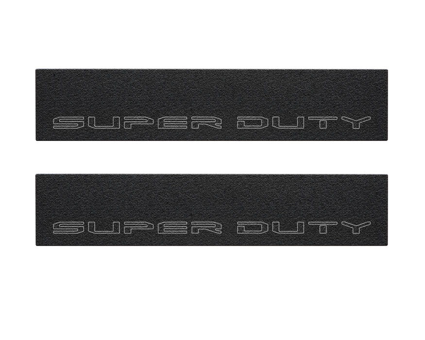 Door Sill Protection Overlays (Textured) Fits 2017-2022 Ford Super Duty