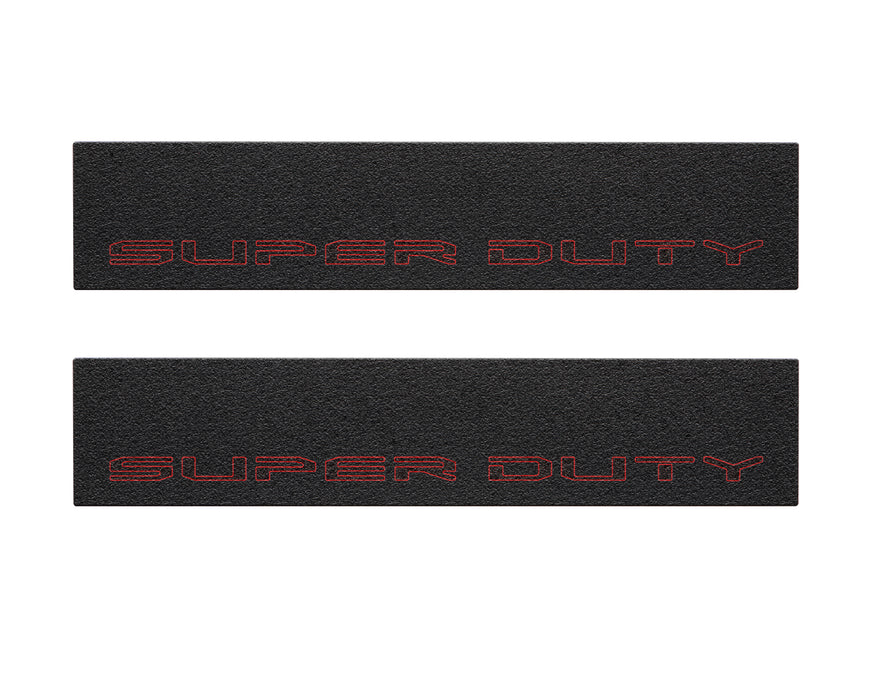 Door Sill Protection Overlays (Textured) Fits 2017-2022 Ford Super Duty