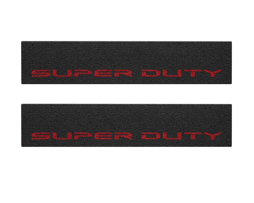 Door Sill Protection Overlays (Textured) Fits 2017-2022 Ford Super Duty