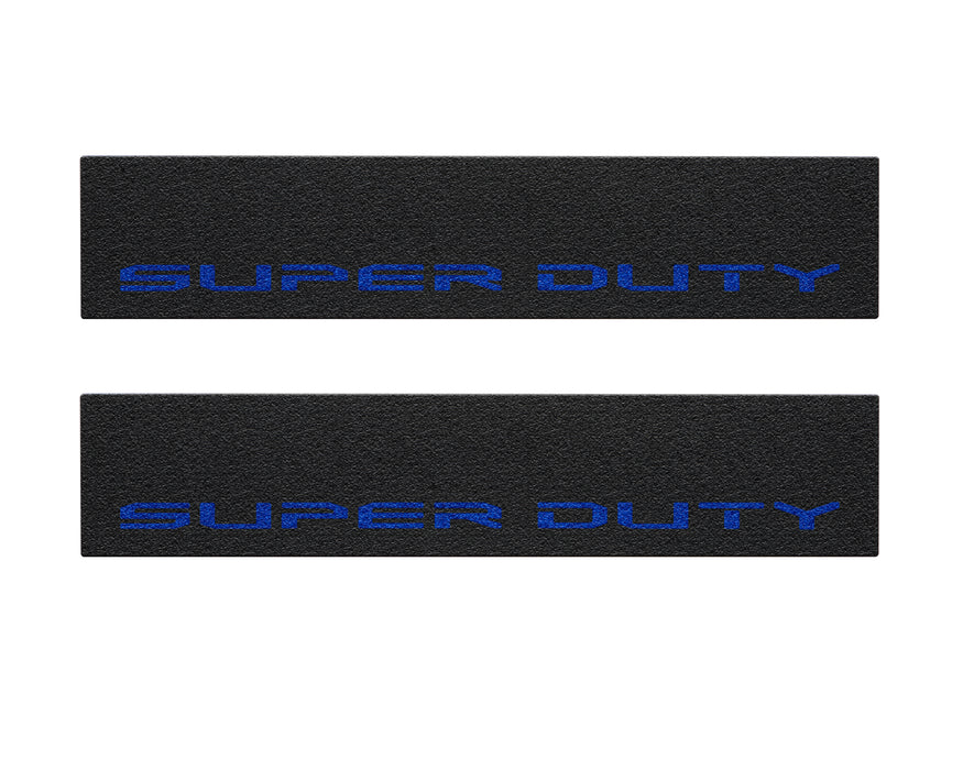 Door Sill Protection Overlays (Textured) Fits 2017-2022 Ford Super Duty