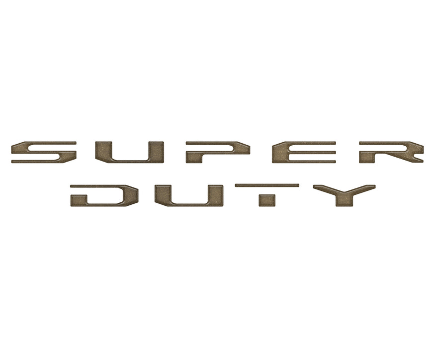 Tailgate Letter Overlays Fits 2023-2026 Ford King Ranch/Platinum/Limited Super Duty