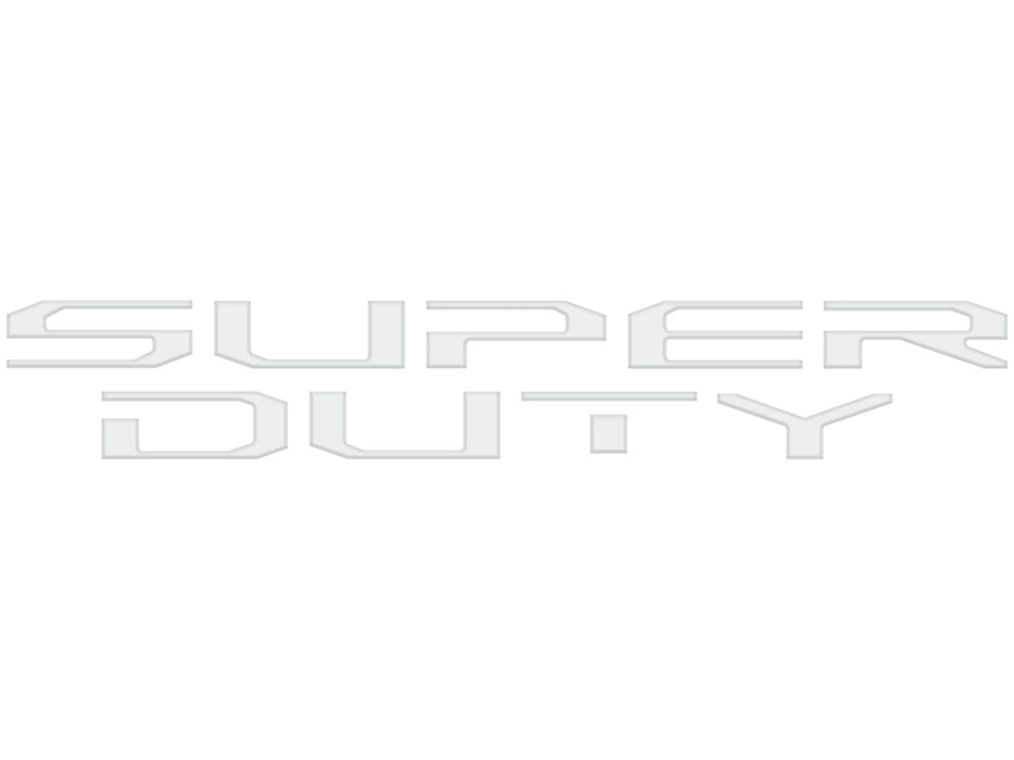 Tailgate Letter Inserts Fits 2023-2026 Ford Super Duty XL/XLT/STX/Tremor/Lariat