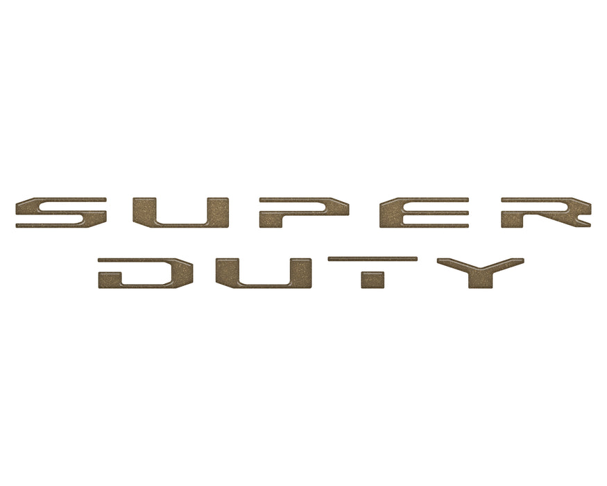 Tailgate Letter Overlays Fits 2023-2026 Ford King Ranch/Platinum/Limited Super Duty